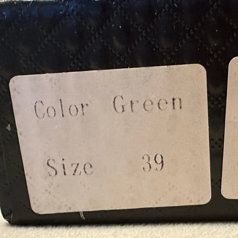 Green Chunky heel - Picture 5 of 6